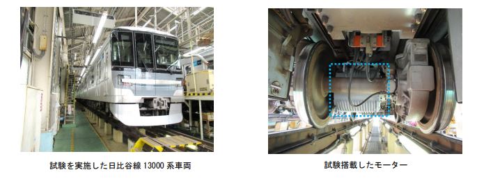 東京メトロ：世界初 鉄道用「同期リラクタンスモーターシステム」実証試験に成功