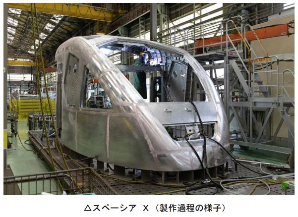 東武鉄道：ＳＰＡＣＩＡ Ｘの製作の様子を公式youtubeチャンネルで初公開！