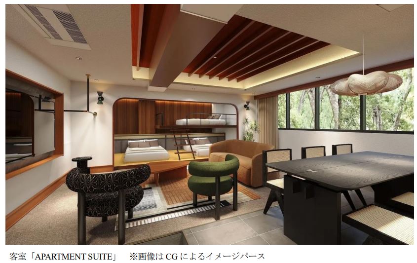 サンフロンティアグループの新ホテルブランド「STITCH HOTEL Kyoto」2025 年 6 月 30 日(月)開業、2 月 17 日(月)より予約受付開始