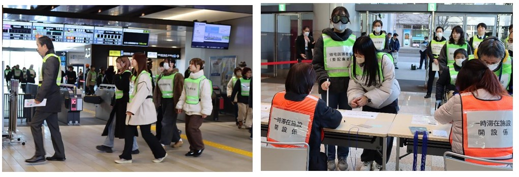 西武鉄道：「災害に強いまち」を目指し「帰宅困難者避難誘導・一時滞在施設開設訓練」を実施！